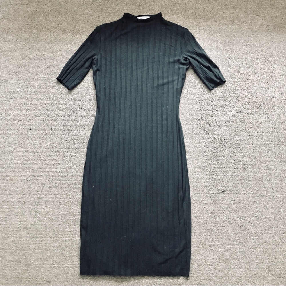 Bailey 44 jersey midi mock neck dress topshop gap